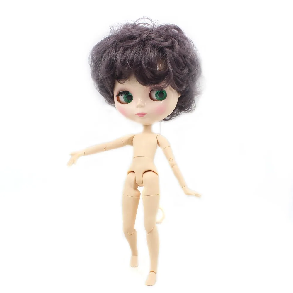 Кукла ICY DBS Blyth для мальчика игрушка bjd фиолетовые короткие волосы BL9219 1/6 30 см голая