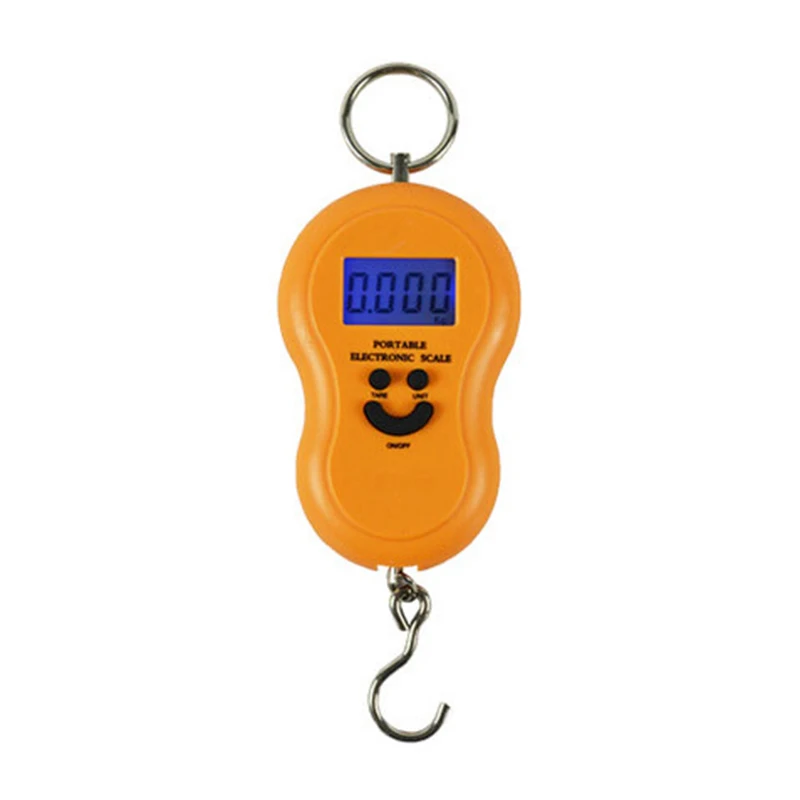 G184194 Hoomall весы для багажа, подвесной крючок для рыбалки, путешествия, багаж, баланс с рулеткой, 50 кг X 100 г, переносная шкала багажа - Цвет: G184194