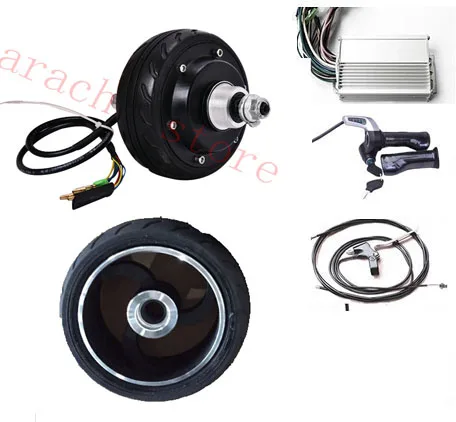 

5" 250W 48V electric scooter parts ,electric hub motor for wheelchair , brushless non-gear hub motor