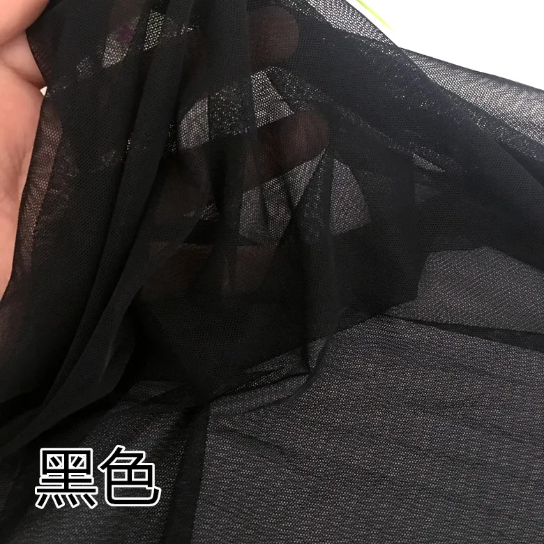 Spandex 8 Colors Skin nude, Pink, Royal blue, Navy, Wine, Black, Off white, Pure white stretch tulle mesh fabric 2 yards