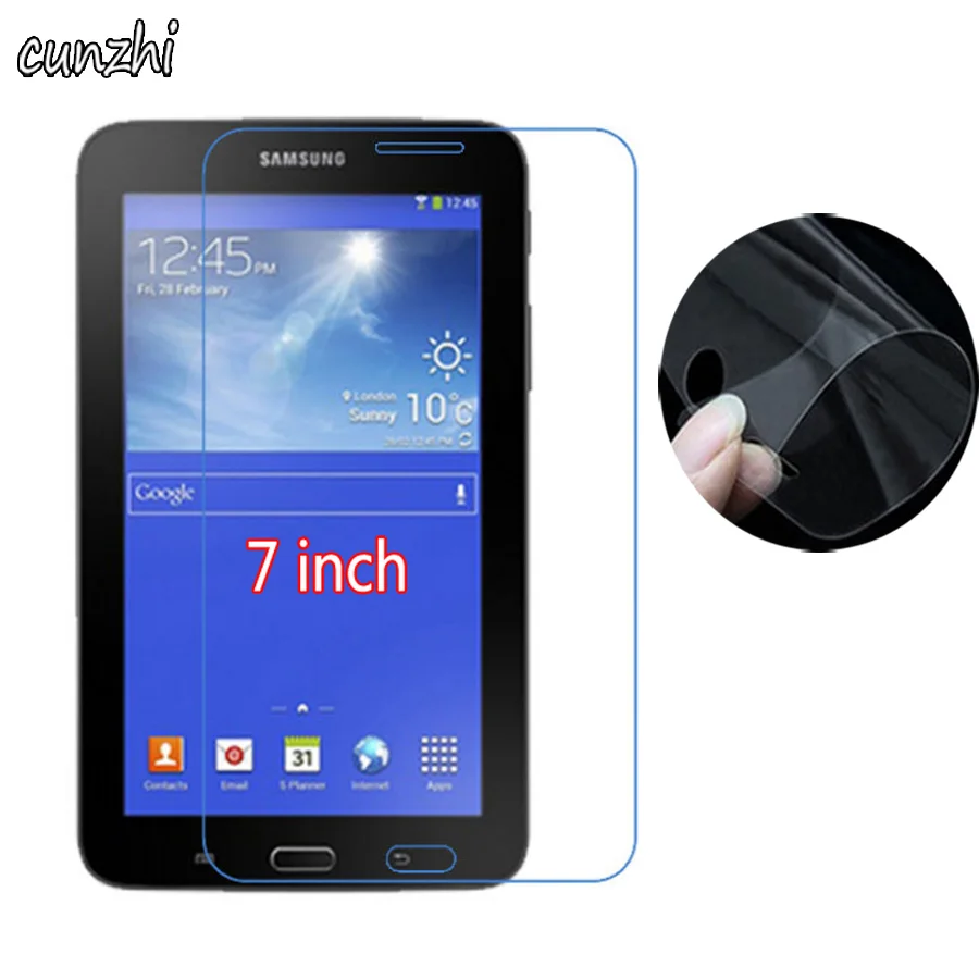 2 шт. прозрачные мягкие Ультратонкие защитные пленки для планшета Samsung Galaxy Tab 3 Lite 7
