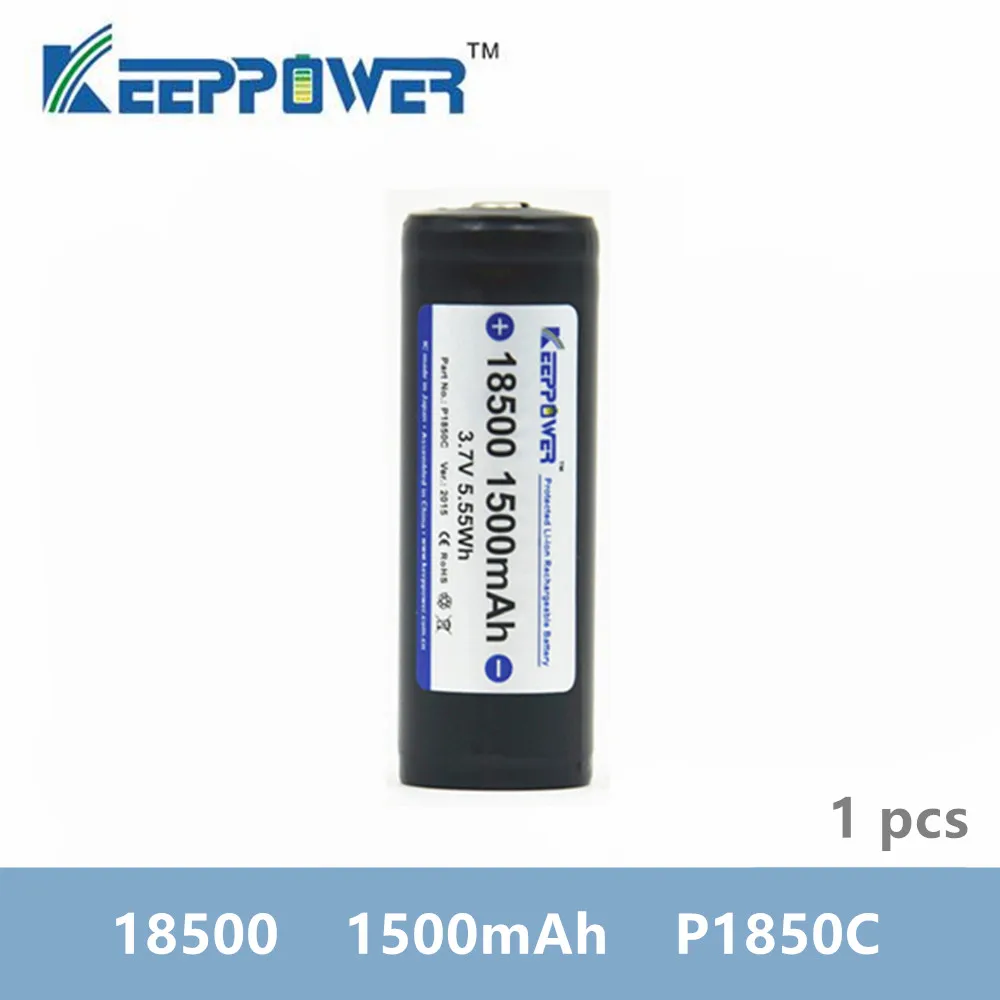 Литий-ионная аккумуляторная батарея KeepPower 18500 1500 мАч 3 7 В 1 шт. | Электроника