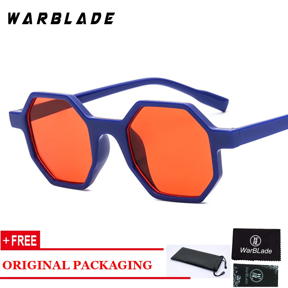 Женские многоугольные солнцезащитные очки WARBLADE роскошные брендовые