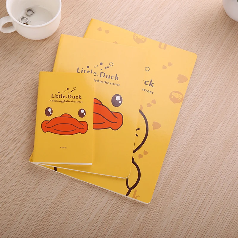 5 шт./партия милый мультяшный карман маленькая Желтая утка блокнот креативный