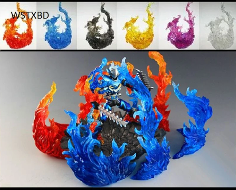 WSTXBD душа горящее пламя эффект подходит один кусок/Dragon Ball/Наруто ПВХ фигурка