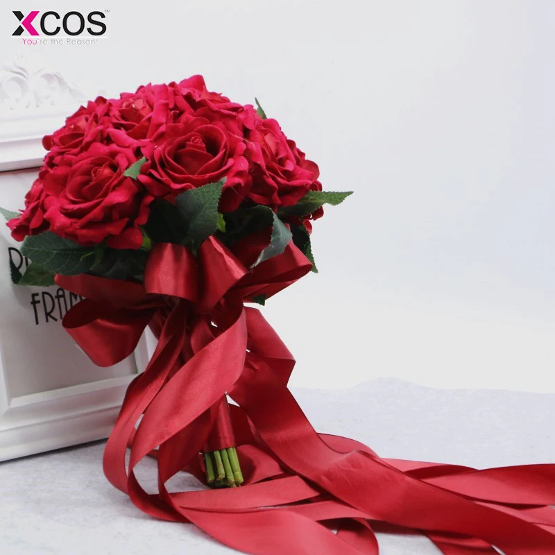 XCOS 2018 искусственные пенные цветы из пенопласта розы для свадебной композиции