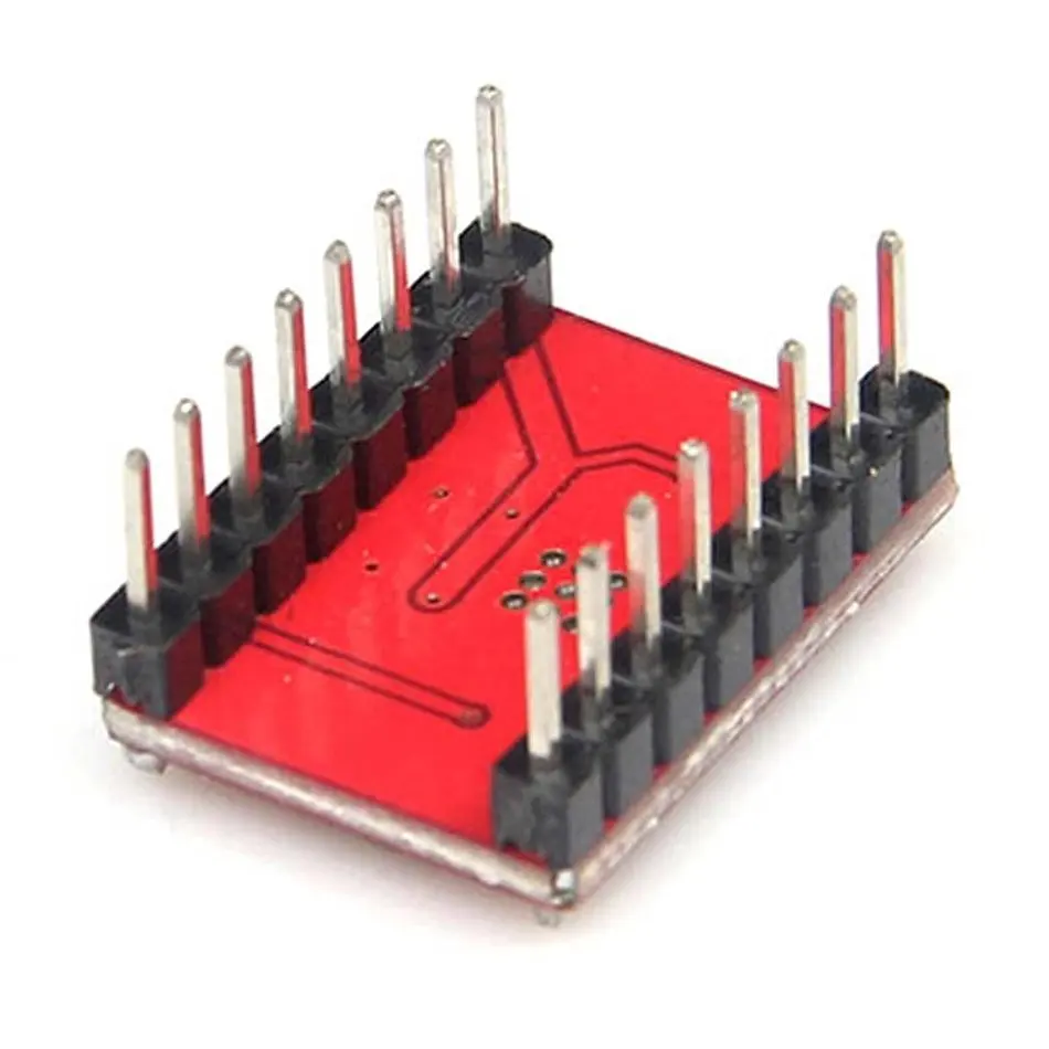 1 шт. Reprap Шагового Водителя A4988 Драйвер Двигателя Модуль Драйвера + Теплоотвод для