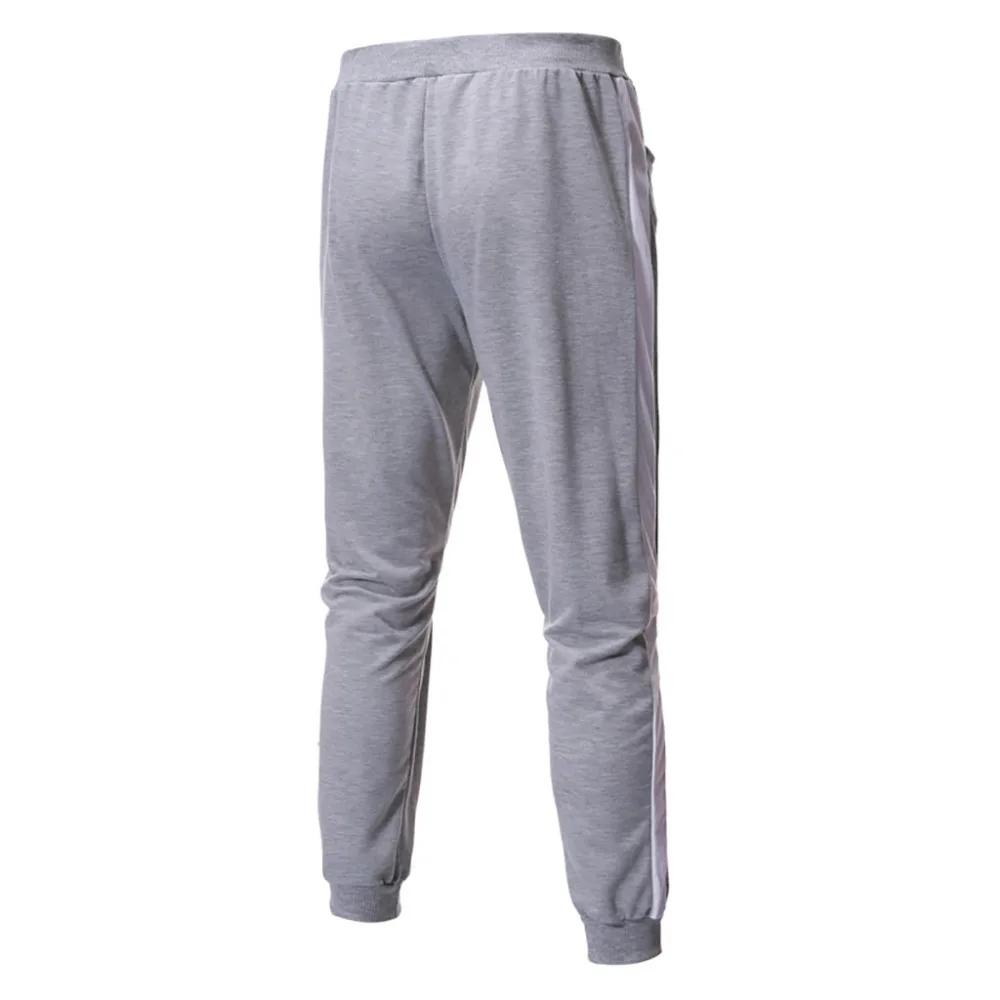 Мужские однотонные брюки для бега на молнии повседневные спортивные брюки-карго