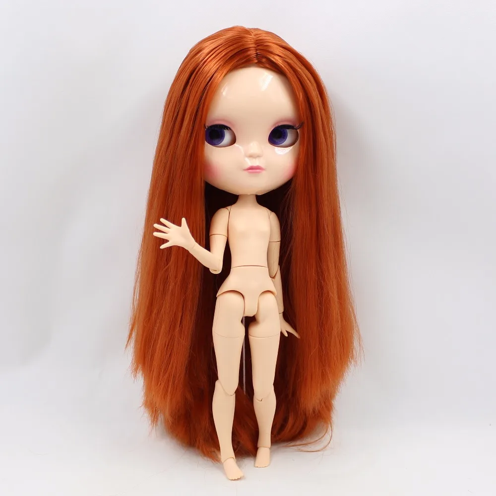 Ледяная кукла DBS маленькая грудь azone joint body BL232 красные каштановые волосы 30 см