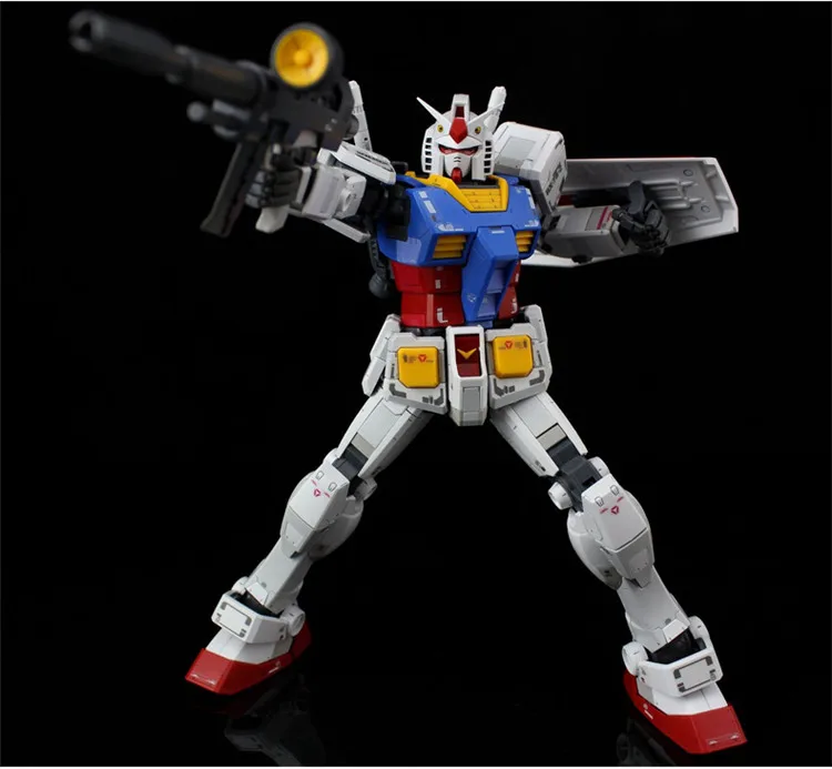 Bandai Gundam 1/100 мг GUNDAM RX 78 2 VER. 3 0 Мобильный костюм сборные модели наборы фигурки