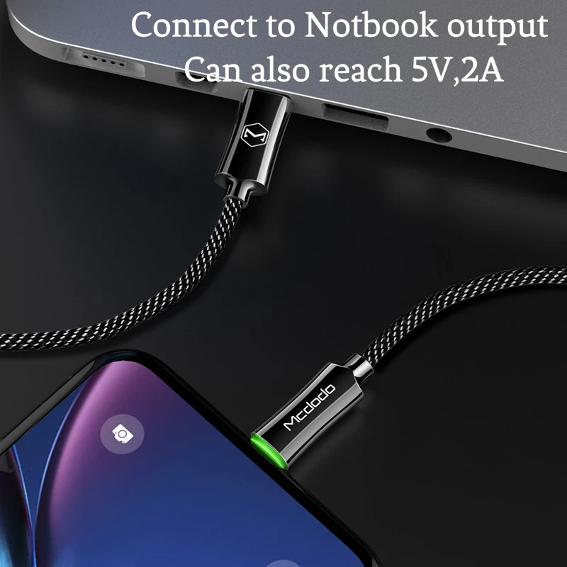 MCDODO PD Автоматическое включение/выключение быстрой зарядки USB кабель для iPhone XS Max XR