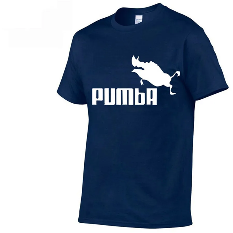 2019 funny tee cute t shirts homme Pumba men casual short sleeves cotton tops cool tshirt summer jersey costume t-shirt | Мужская одежда