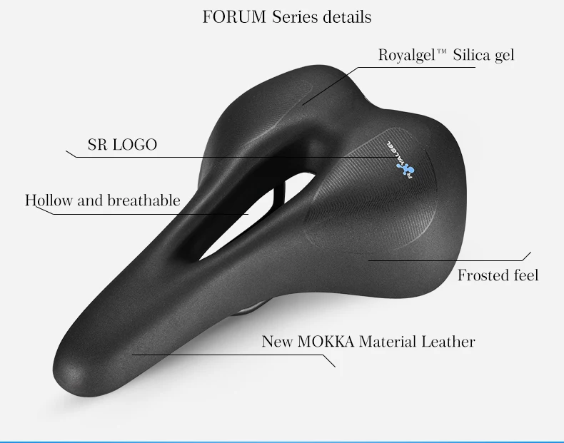 SELLE ROYAL велосипедное седло MTB пылезащитное нескользящее водонепроницаемое дышащее мягкое силикагелевое седло для велосипеда MTB
