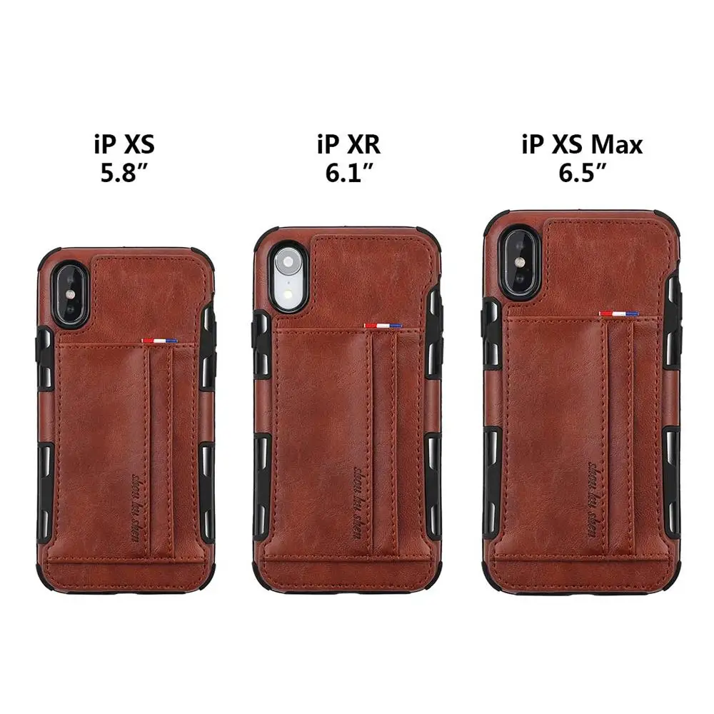 Кожаный чехол-бумажник NTSPACE в стиле ретро для iPhone X XR Xs Max чехол с отделением карт