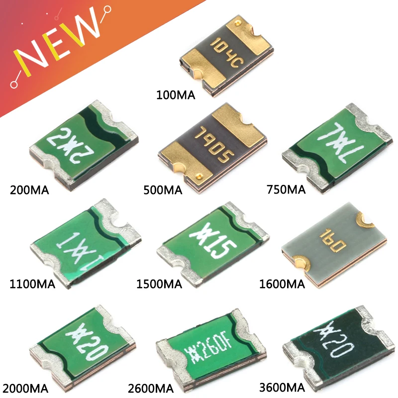 Самовосстанавливающийся SMD предохранитель PPTC поливыключатель Предохранитель 1812