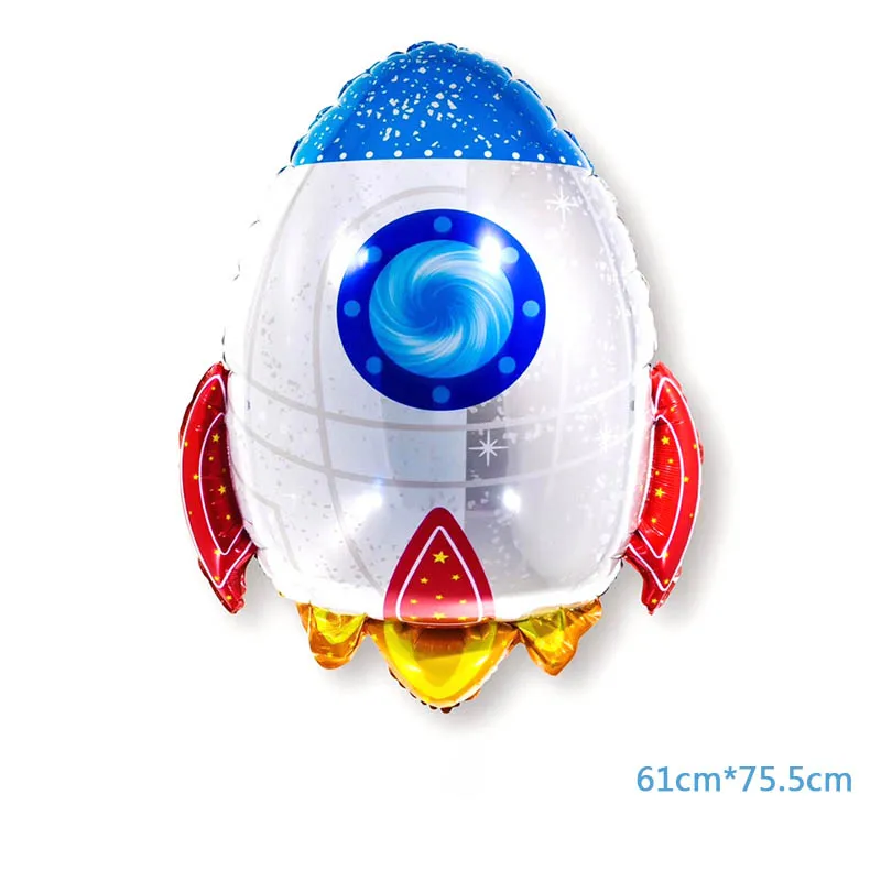 1 шт. популярная гигантская ракета воздушные шары из космонавт с фольгой игрушки