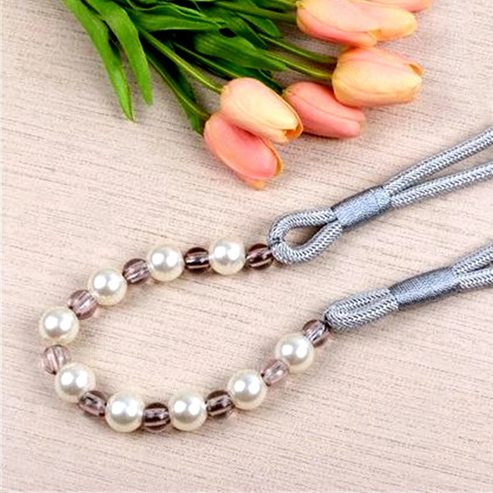 2 шт. современный простой аксессуар для штор корейский стиль ABS жемчужные