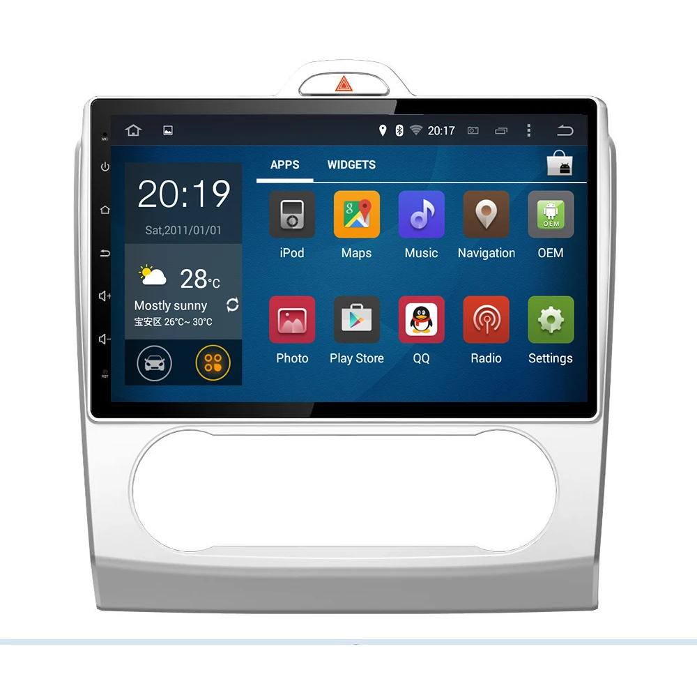 2din Android 10 4G + 32G автомобильный Dvd Gps для Ford Focus 2 2006-2011 с Wifi/gps Navi/fm/am