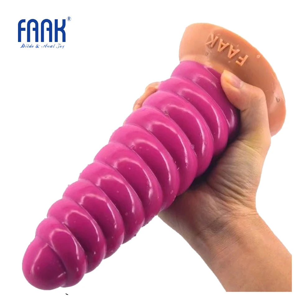 FAAK силиконовая огромная Анальная пробка животное ракушка фаллоимитатор