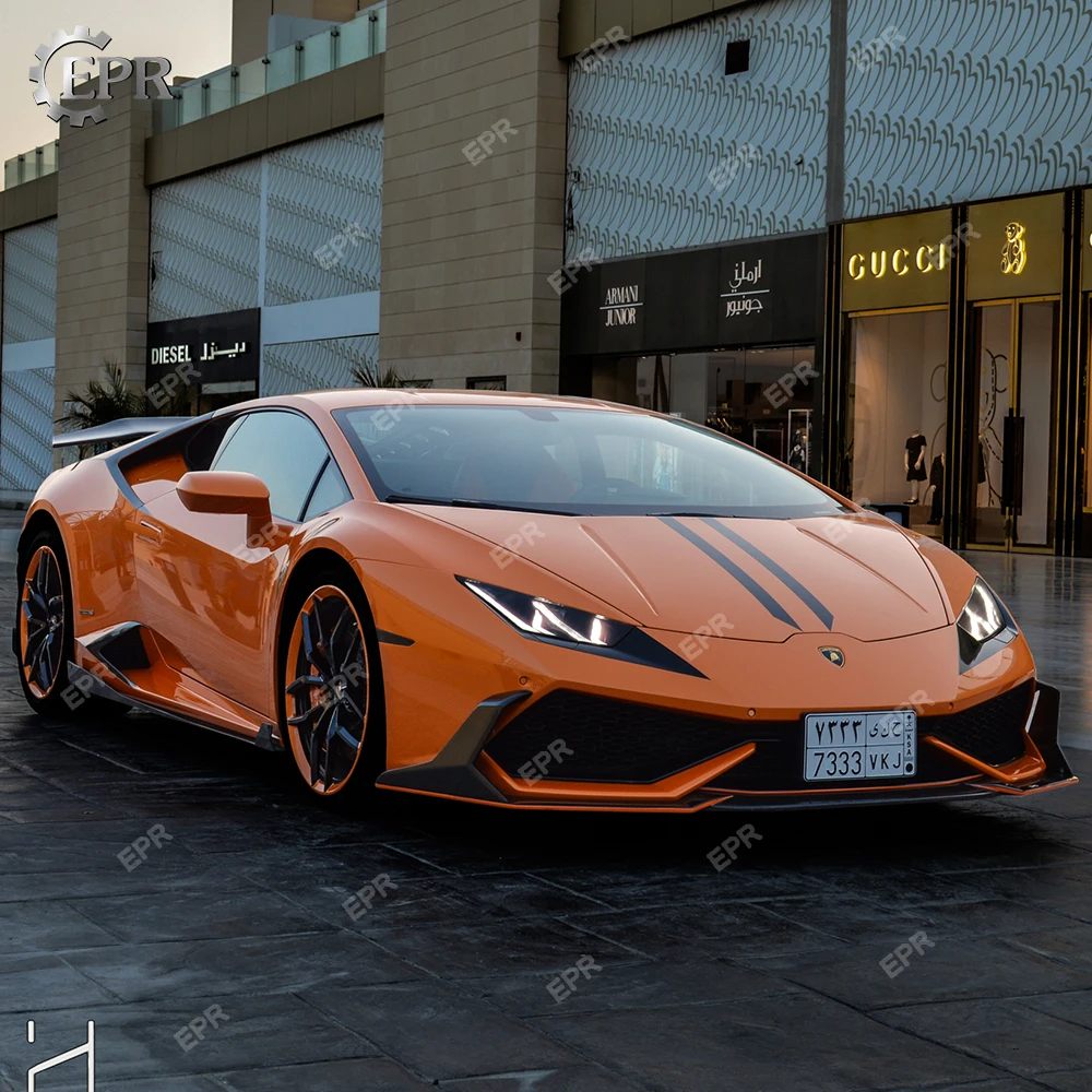 Передняя губа из углеродного волокна для Lamborghini Huracan LP610 (2014 +) стильная передняя с