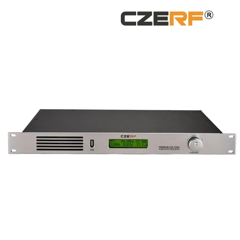 Professional CZE-T2001 0-200W adjustable FM stereo transmitter broadcast radio station | Radio &amp TV Broadcasting Equipment