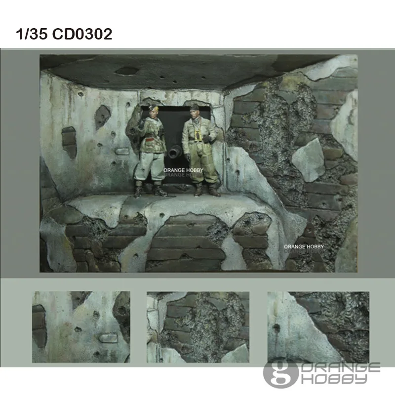 OHS JNModel CD0302 1/35 Второй мировой войны Maginot линии обороны бункер висит сцены(без фигурок) сборки миниатюры Модель Строительство наборы о