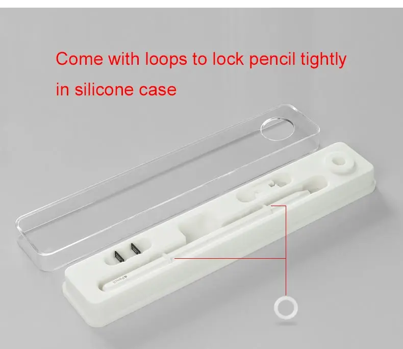 Чехол Liboer и подставка для Apple iPad Pro Pencil, жесткая защитная коробка, премиум-силикон, пластиковый корпус(продается только чехол