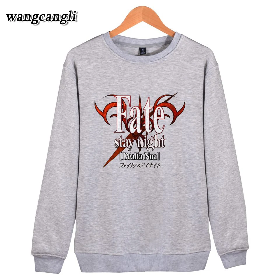 Fate Stay Night Printed Casual Hoodie Men Sweatshirt Autumn Harajuku Anime Hoodies Sweatshirts Fashion Plus Size Tracksuit | Мужская