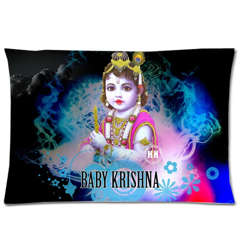 Изготовленный На Заказ индуизме Кришна декоративная подушка чехол 20 &quotx 30&quot