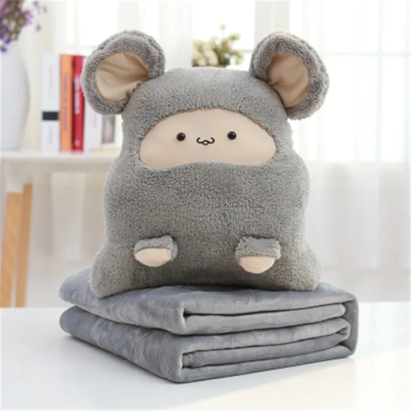 1 компл. Прекрасный Rilakkuma Плюшевые Милые Тоторо Cat Медведь Отдых на природе кукла Подушки Детские Подушки Nap автомобилей Диван укрепить волновой точки Одеяло 3 в 1