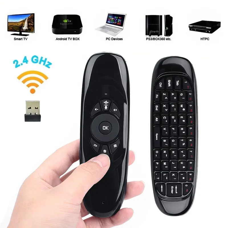 Беспроводная клавиатура Air Mouse 2 4 ГГц с голосовым управлением сенсорная панель