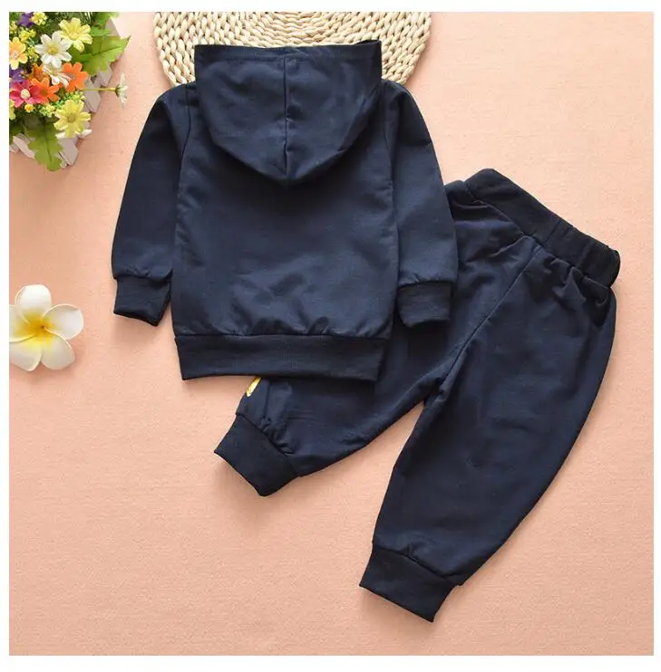 Осень/Зима Весна 2018 новый детский комплект ins для мальчиков и девочек мультфильм