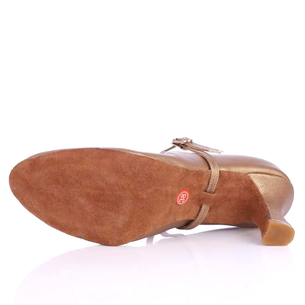 

Latin Dancing Shoes Women Lady Girls Closed Toe Ballroom Salsa Shoes Tango Tap Modern Jazz Dance Shoes 5/7cm Heels Female Shoes