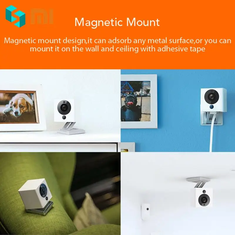 Фото Оригинальный Xiaomi Mijia CCTV Xiaofang цифровой зум смарт-камера IP 110 градусов F2.0 8X1080 P wifi Оригинальный Xiaomi Mijia CCTV Xiaofang цифровой зум смарт-камера IP 110 градусов F2.0 8X1080 P wifi