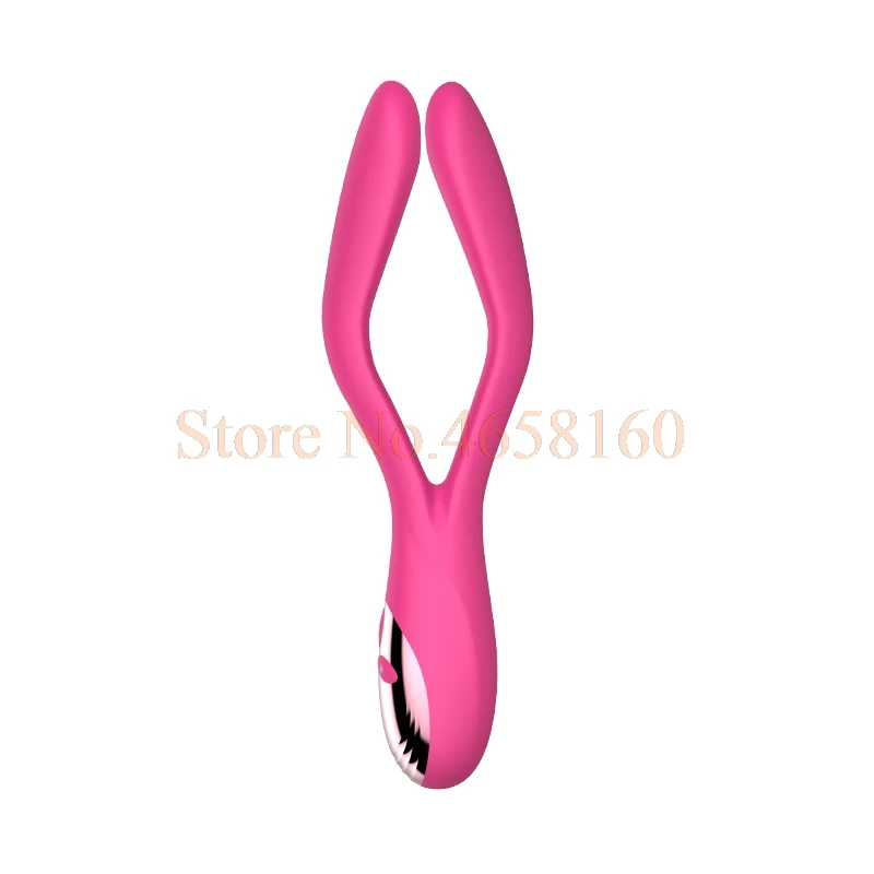 Силиконовый G Spot двойной вибратор анальный для женщин водонепроницаемый 9
