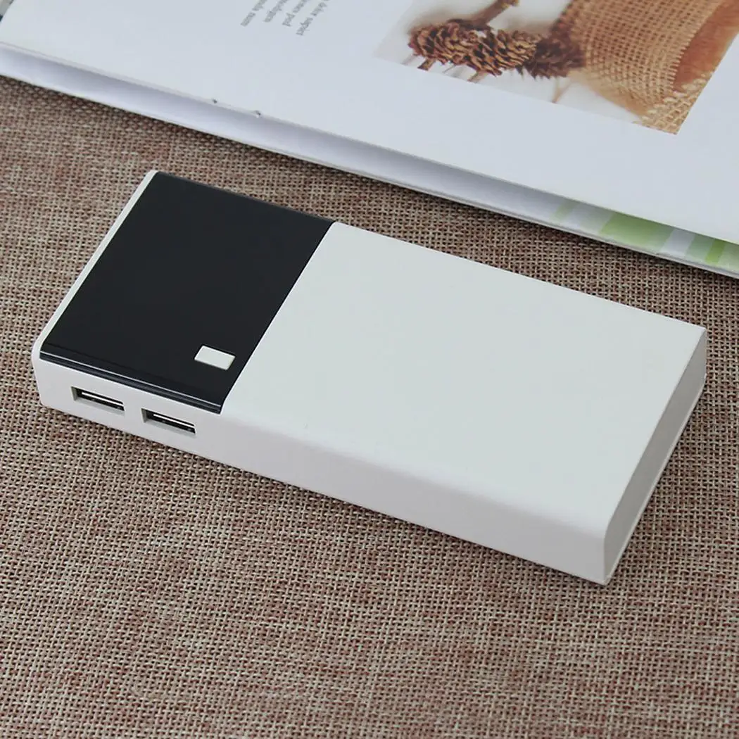 10000mAh Large Capacity Powerbank LED Flashlight Dual USB Output Power Bank Portable Charger External Battery for Xiaomi iPhone | Мобильные
