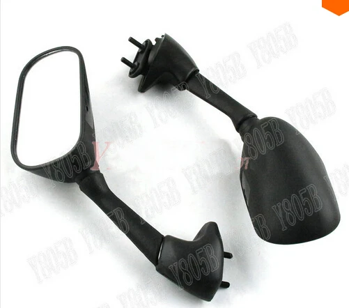 Black Motorcycle Side Mirrors For Yamaha YZF R6 2008 2009 2010 2011 2012 2013 YZF600 08-13 | Автомобили и мотоциклы