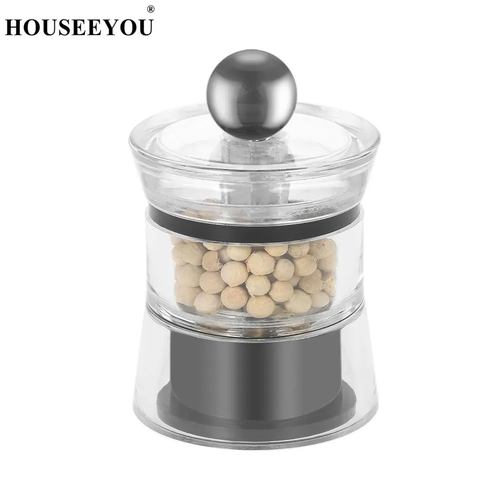 Ручная мини-мельница для соли и перца из нержавеющей стали |