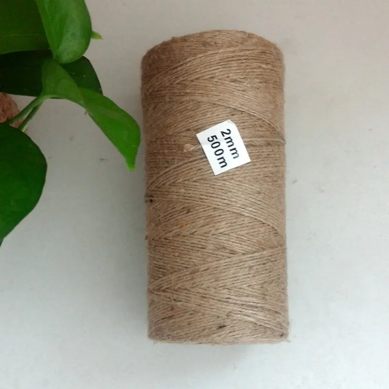 

2mm natural jute twine for DIY decoration clothes tag jute twien