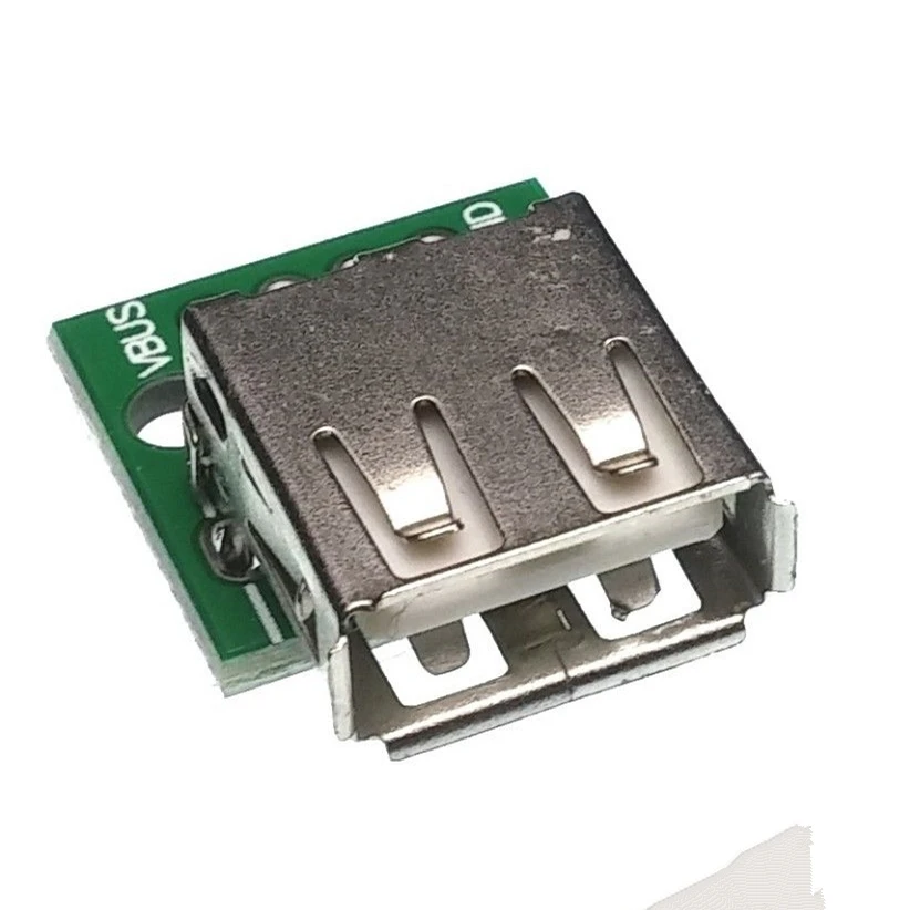 10 шт. Diy USB 2 0 розетка на 4P DIP переключатель 54 мм адаптер для печатной платы