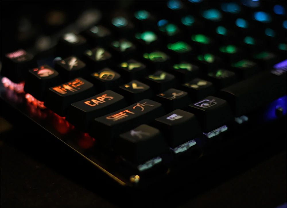 Брелки PUBG с подсветкой PLAYERUNKNOWNS BATTLEGROUNDS ключ для Cherry mx механическая клавиатура 108 клавиш ANSI утолщенная версия Keycap