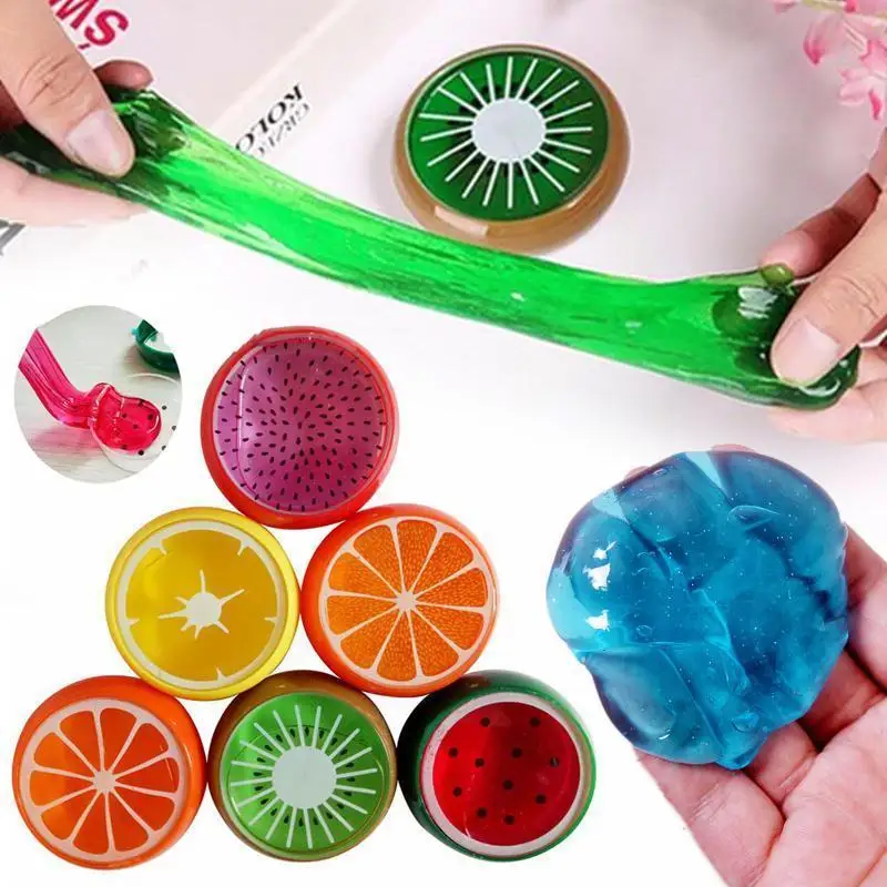 DIY Магический кристалл Слизь Замазка Полимерная глина игрушка мягкая резиновая