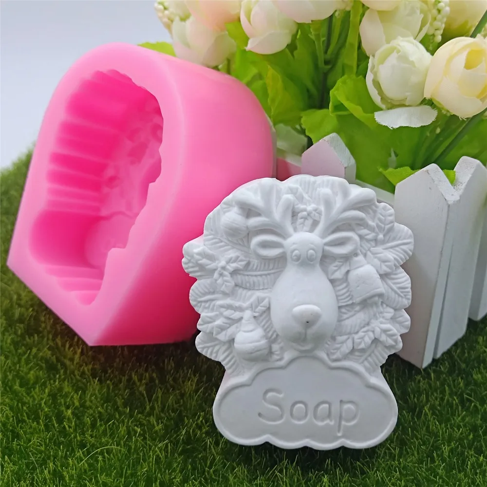 Силиконовая форма в виде козы для натурального мыла 3D формы шоколада торта|mold