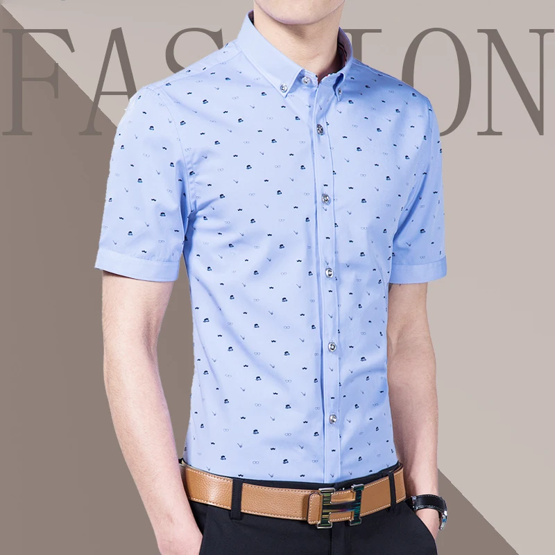 Мужчины Одежда 2018 Клетчатую Рубашку Лето Повседневная Коротким Рукавом отложным