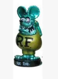 C Мода Америка классический мультфильм изображения сказок Rat Fink встряхиватель " куклы с большой головой игрушки новые в коробке - Цвет: C