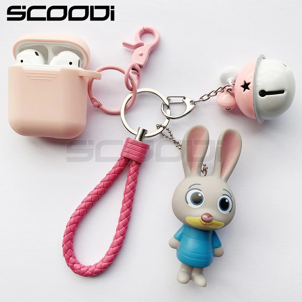 Силиконовый чехол для Apple Airpods, чехол с милым рисунком Тоторо, декоративные аксессуары, защитные Bluetooth наушники, чехол