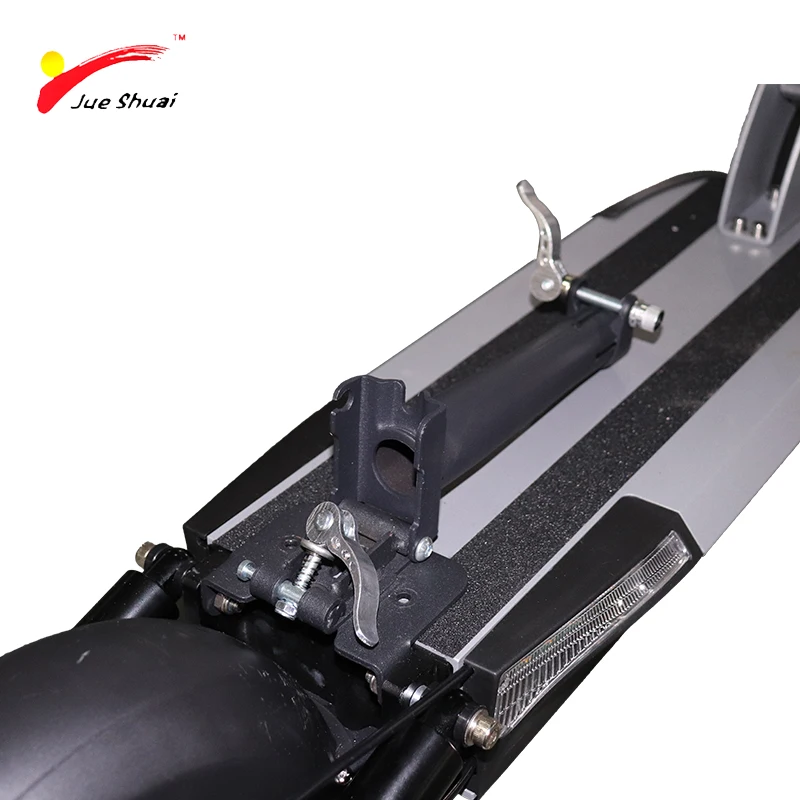 Электрический скутер задний привод 48V 800W с деревянным сиденьем 10 дюймов дорожные