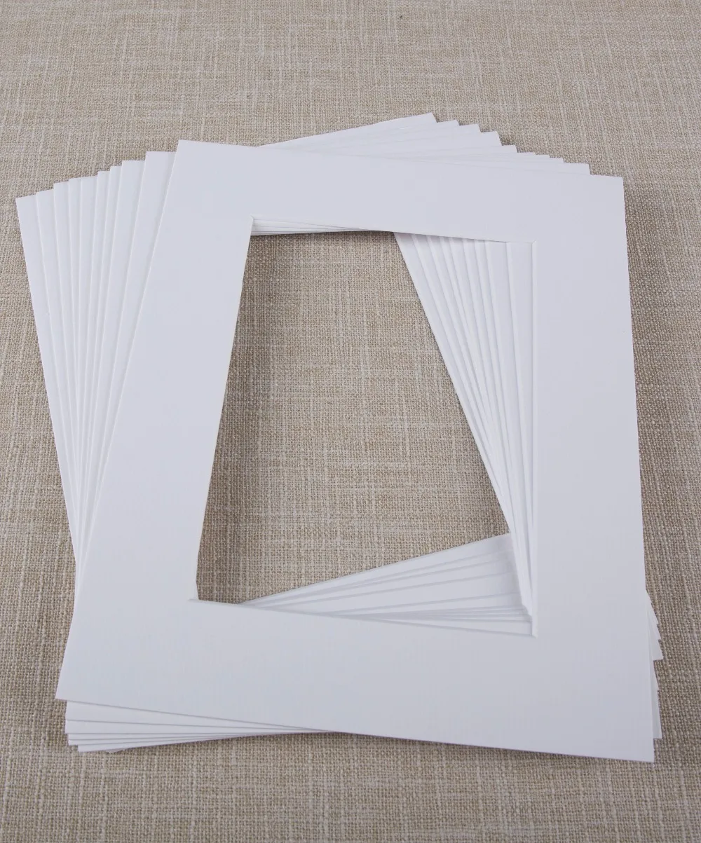 12 шт. в упаковке 20x25 см сплошной цвет Предварительно вырезанный матборд для