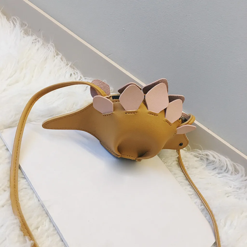 Креативные кошельки xiniu с мультяшным хамелеоном, с клапаном, 3D Забавный динозавр, сумка-мессенджер с животными, сумки с панелями, подарок для девочки#3