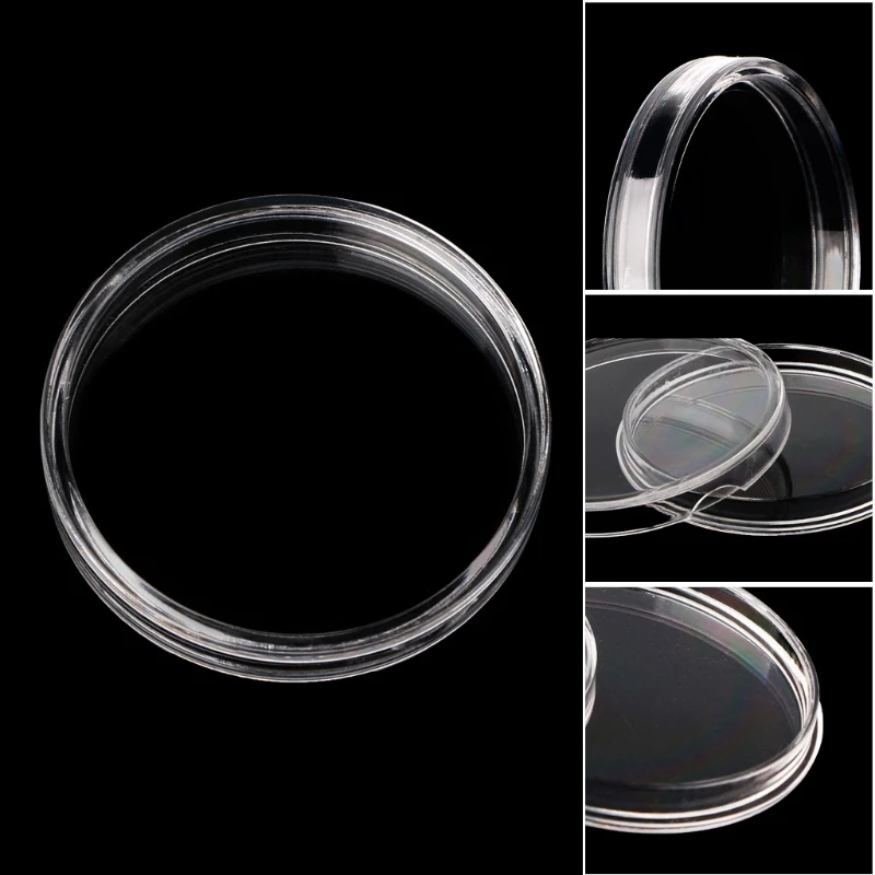 

10PCS 40.6mm Coin Holder Capsule Direct Fit For 1oz American Silver Eagles